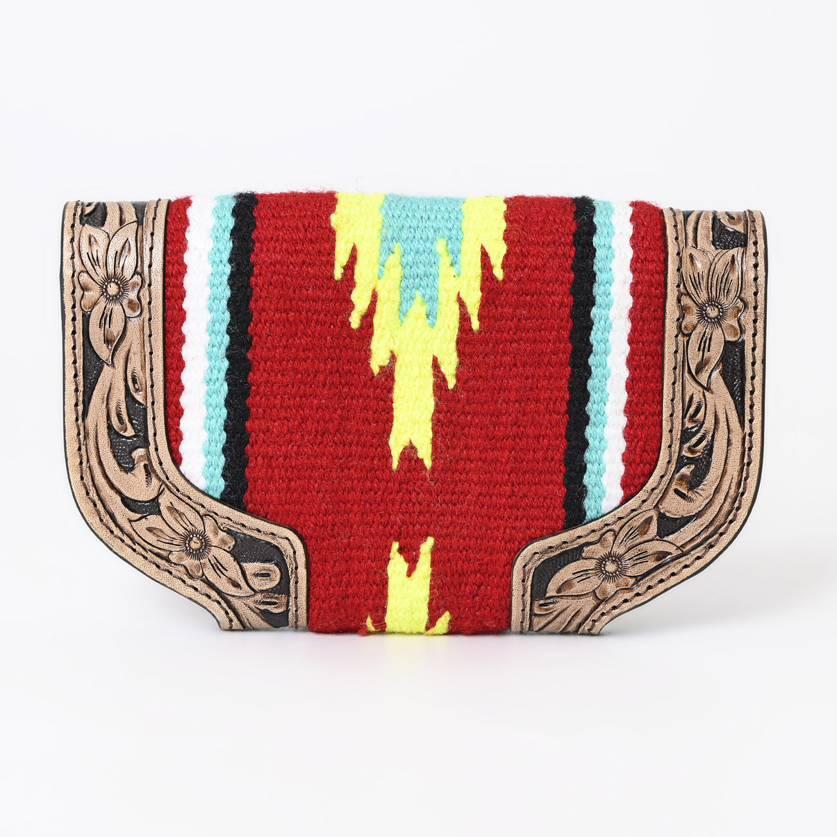 Ally Chick Handtooled Woolen Blanket Clutch