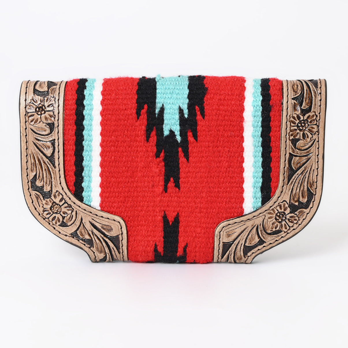 Ally Chick Handtooled Woolen Blanket Clutch