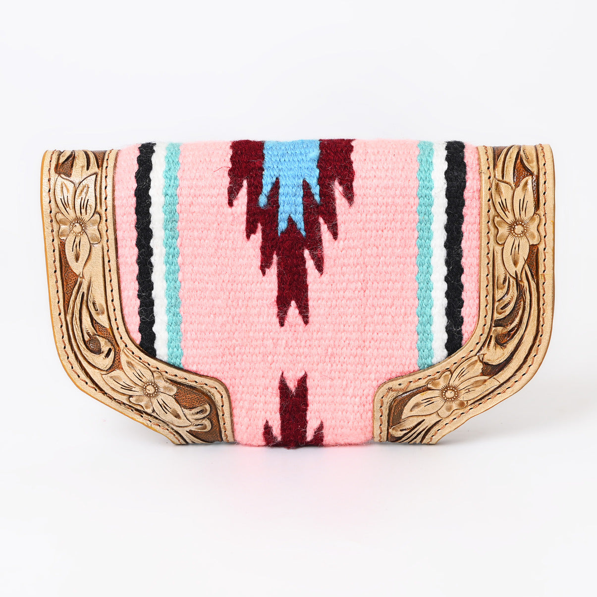 Ally Chick Handtooled Woolen Blanket Clutch