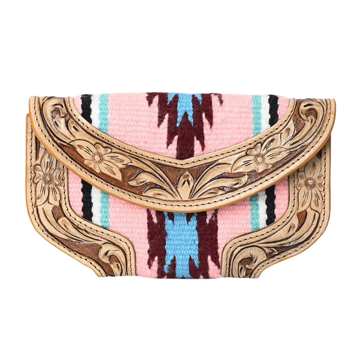 Ally Chick Handtooled Woolen Blanket Clutch