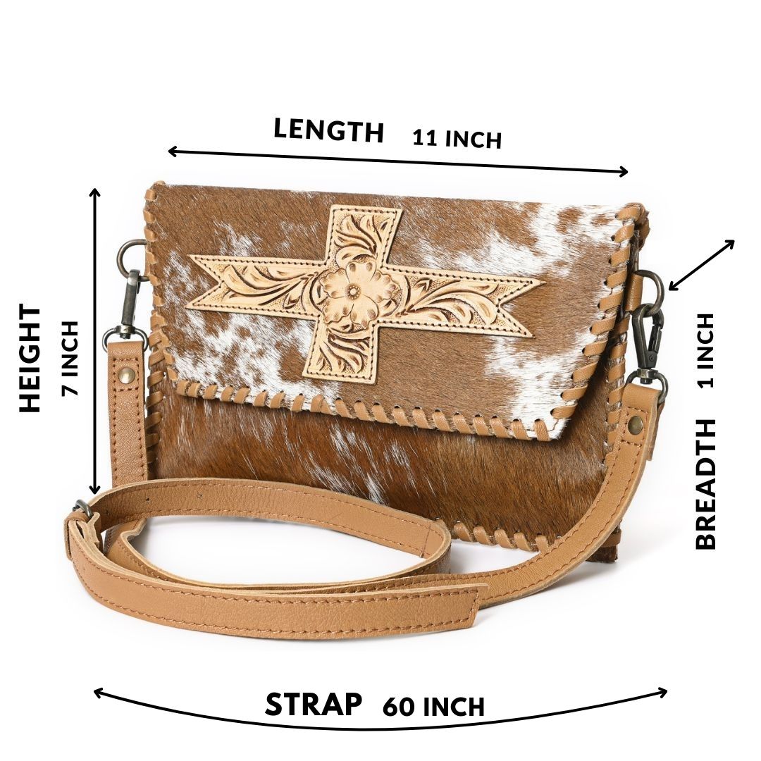 Melody Handtooled Mini Crossbody Bag