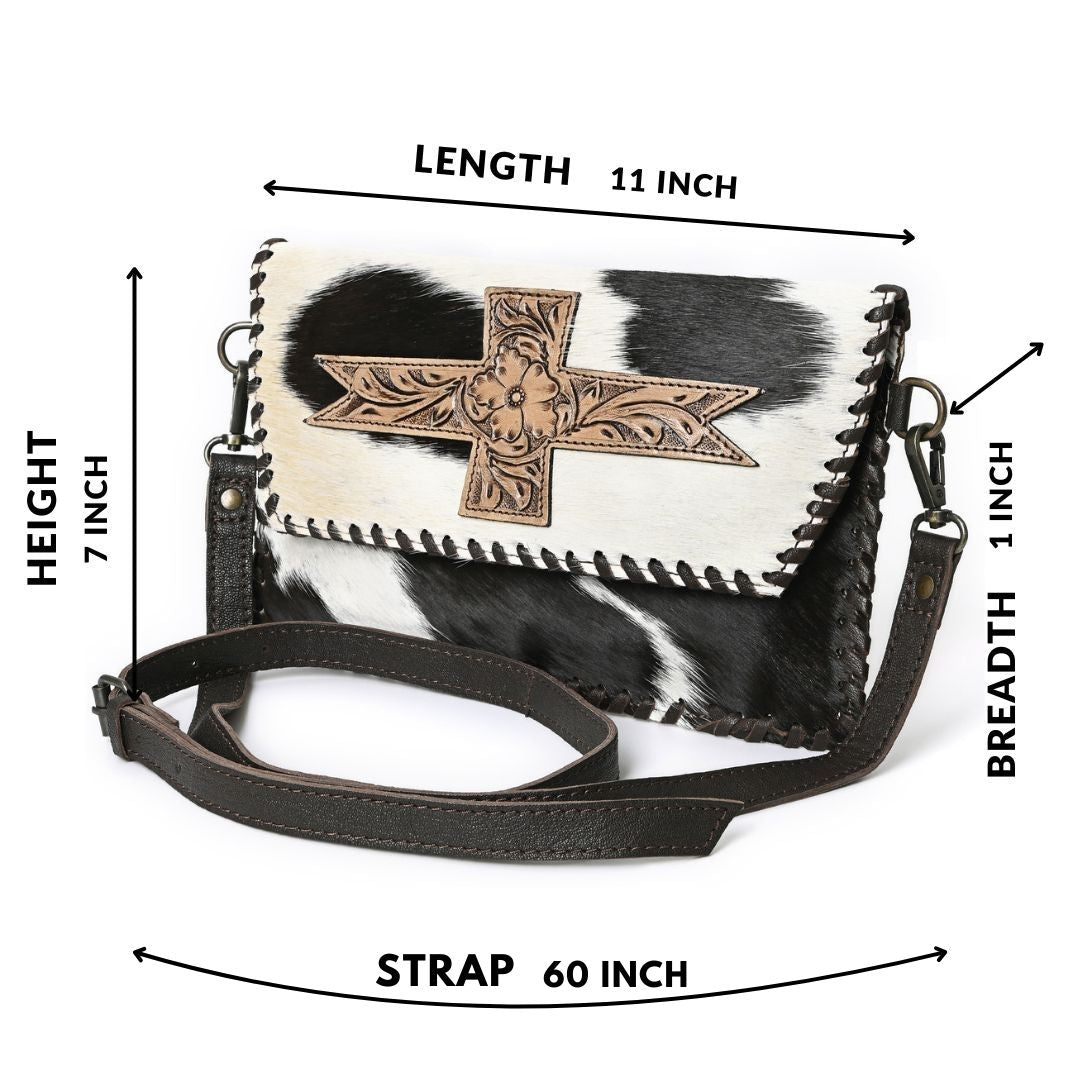 Melody Handtooled Mini Crossbody Bag