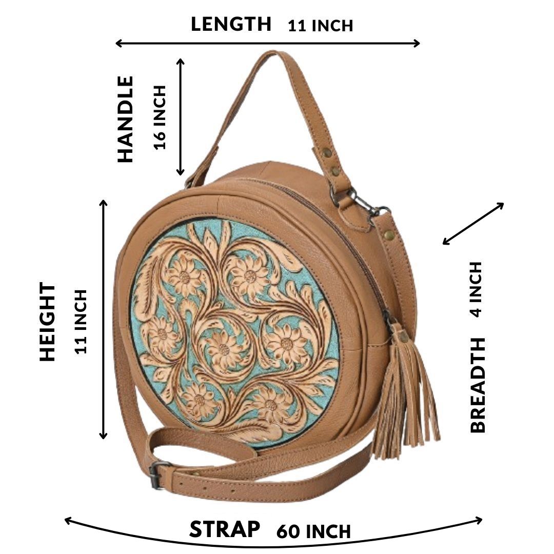 Angel's Blossom Round Bag
