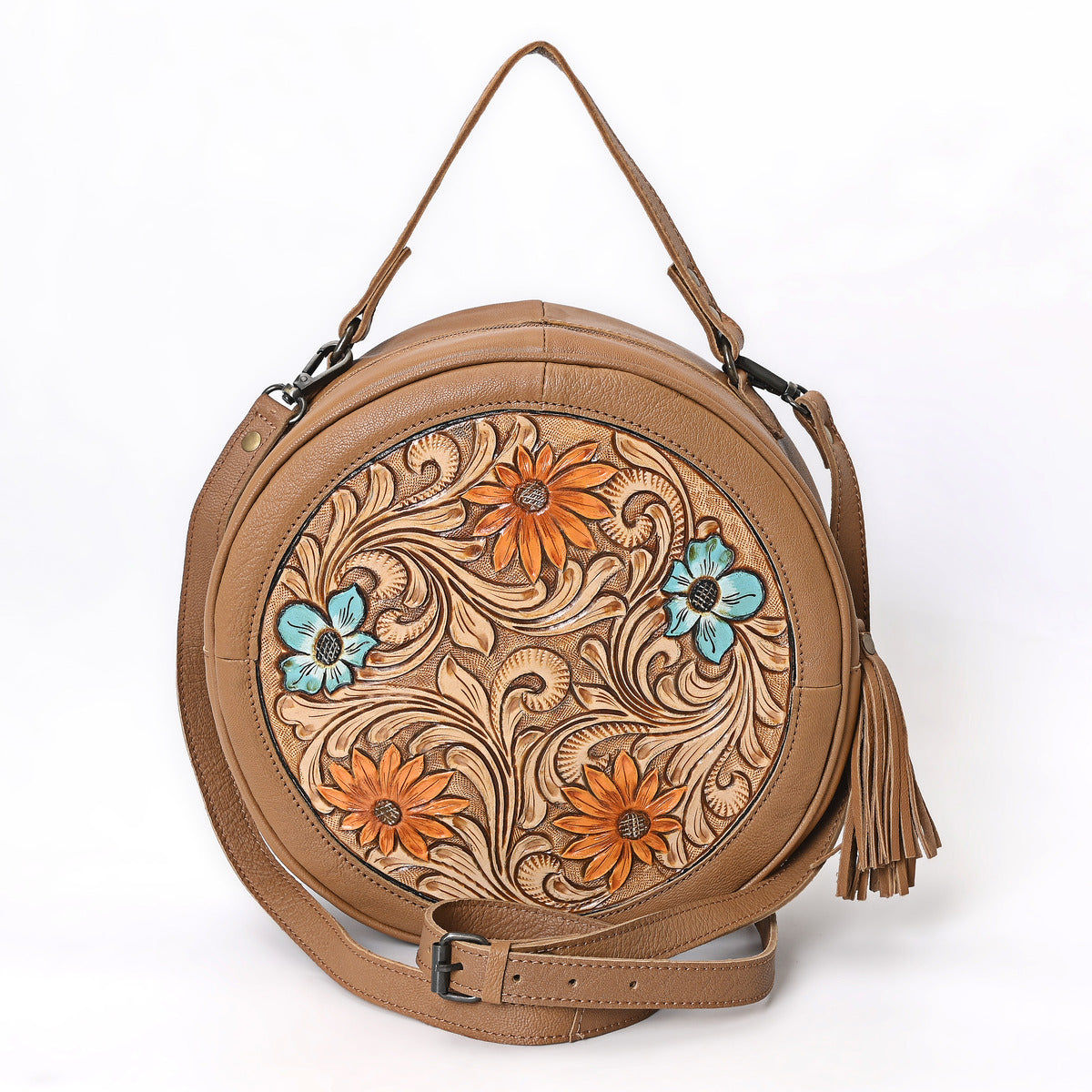 Berlin Tooled Leather Bag