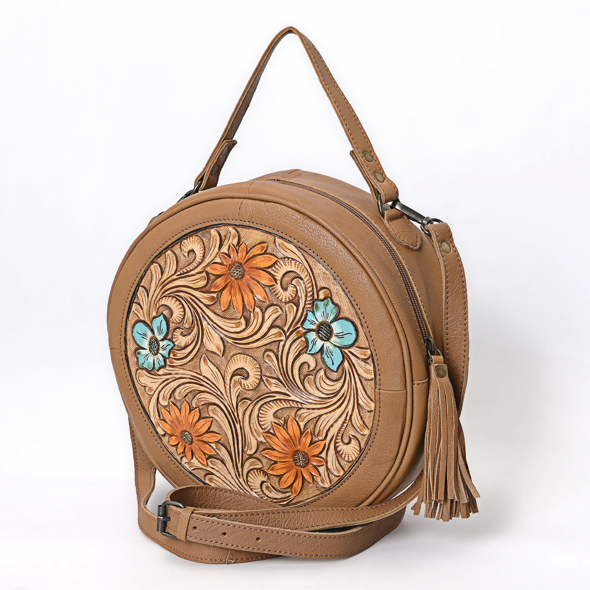 Berlin Tooled Leather Bag
