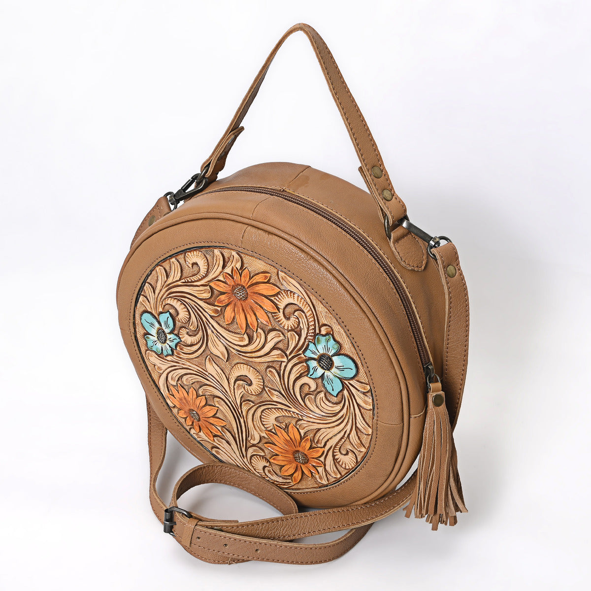 Berlin Tooled Leather Bag