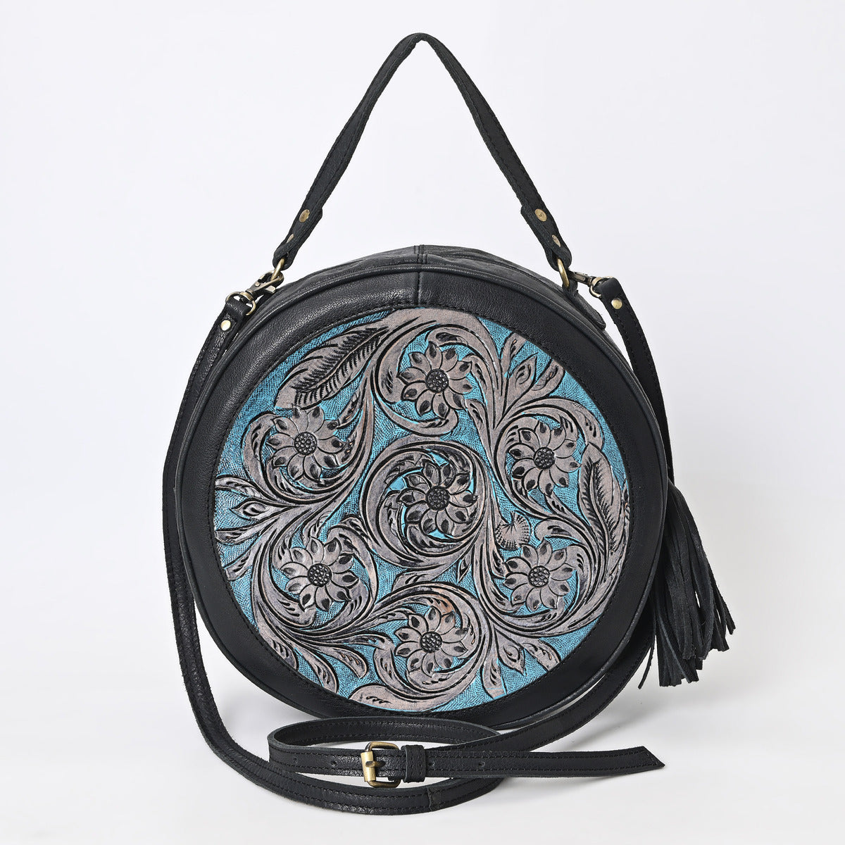 Angel's blossom round bag