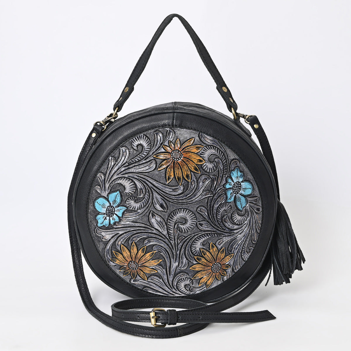 Berlin Tooled Leather Bag