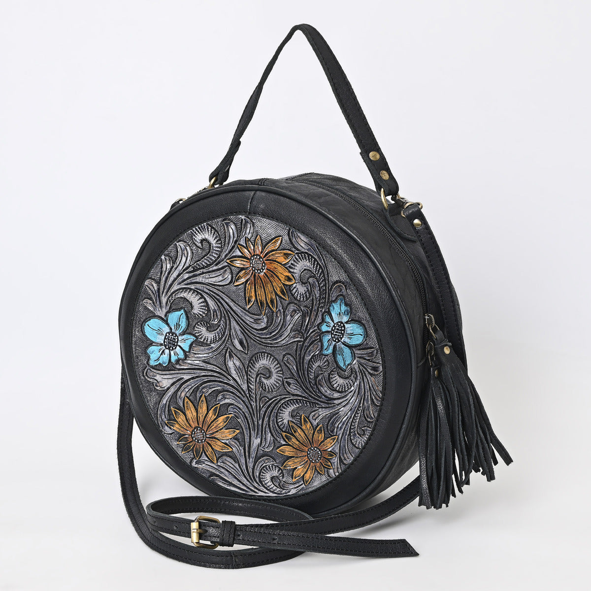 Berlin Tooled Leather Bag