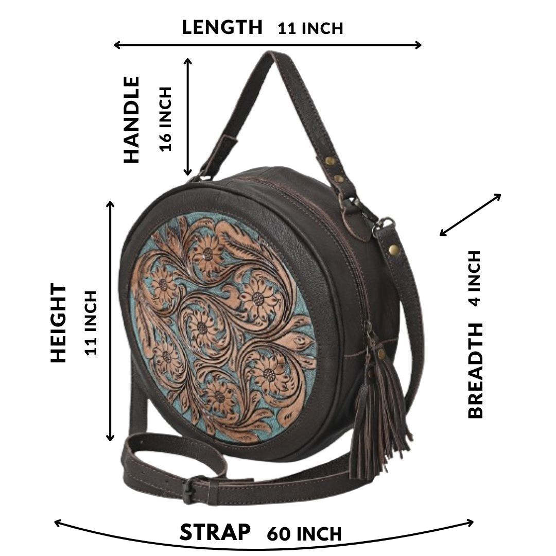 Angel's Blossom Round Bag