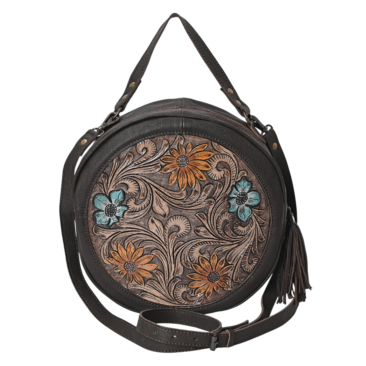 Berlin Tooled Leather Bag