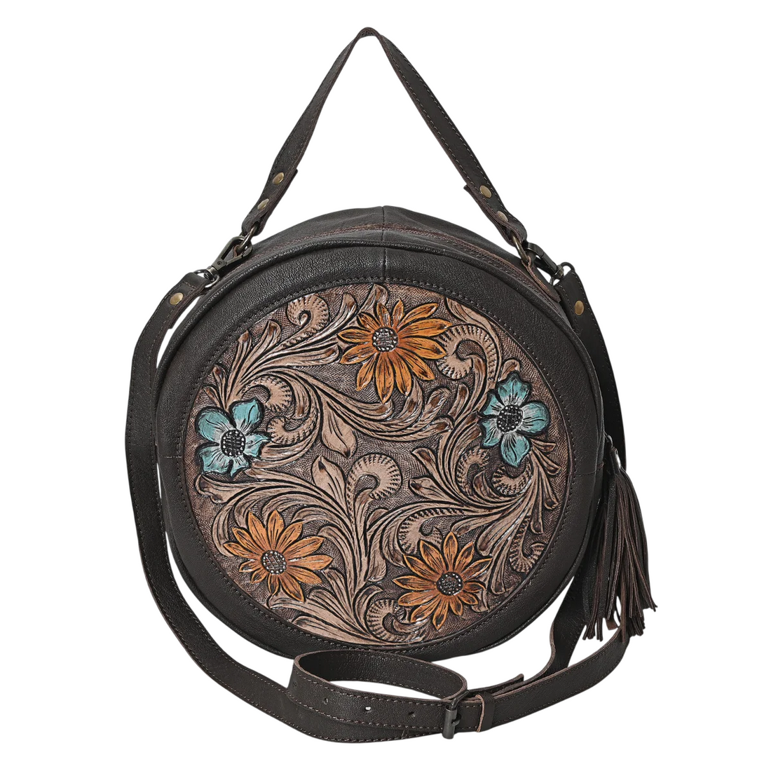 Berlin Tooled Leather Bag
