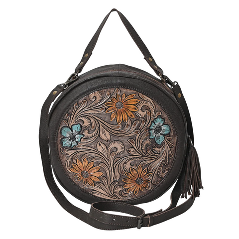 Berlin Tooled Leather Bag