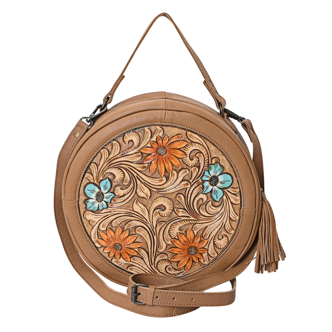 Berlin Tooled Leather Bag