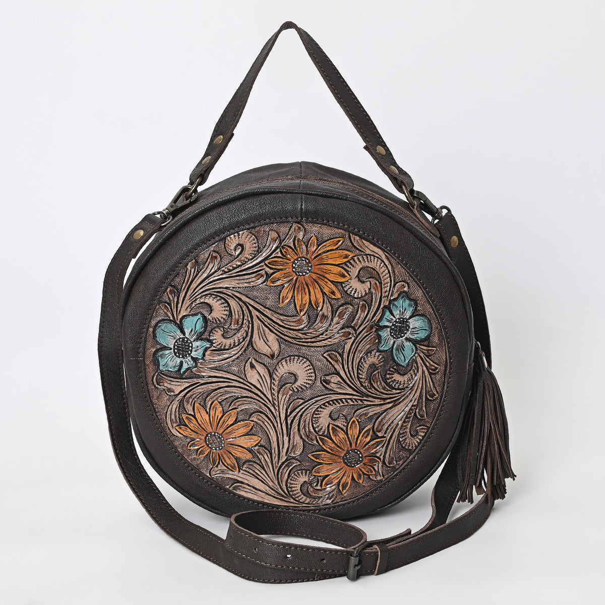 Berlin Tooled Leather Bag