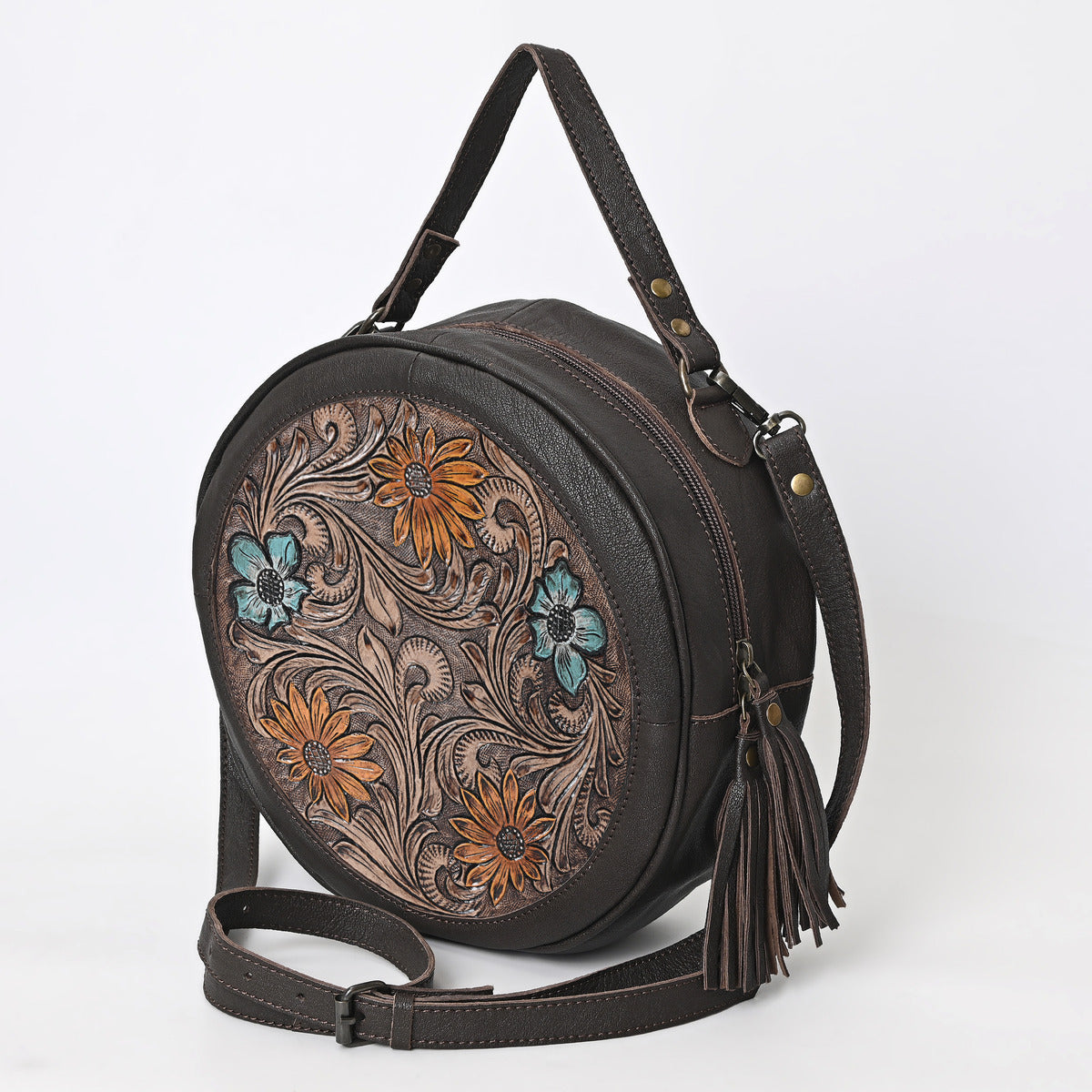 Berlin Tooled Leather Bag