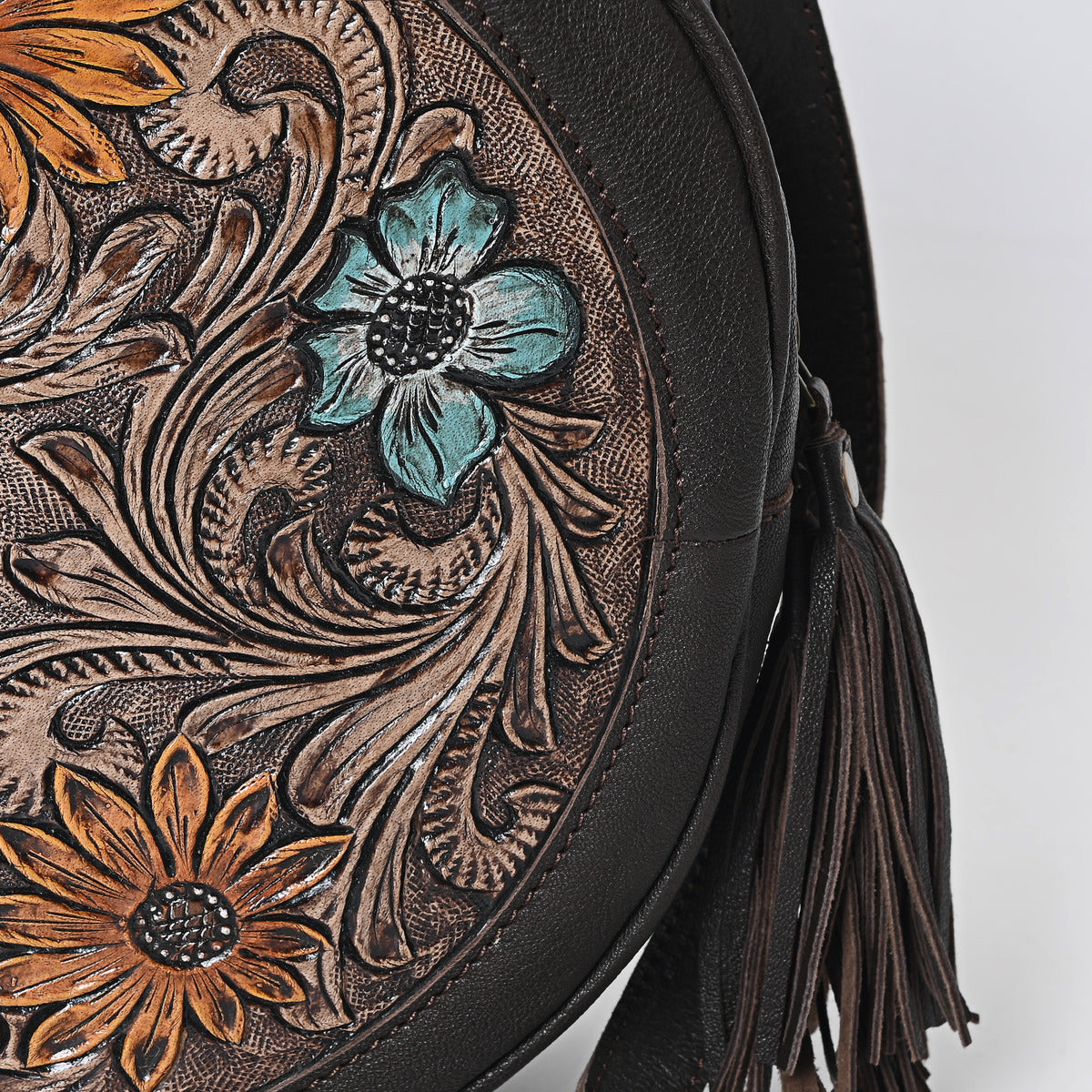 Berlin Tooled Leather Bag