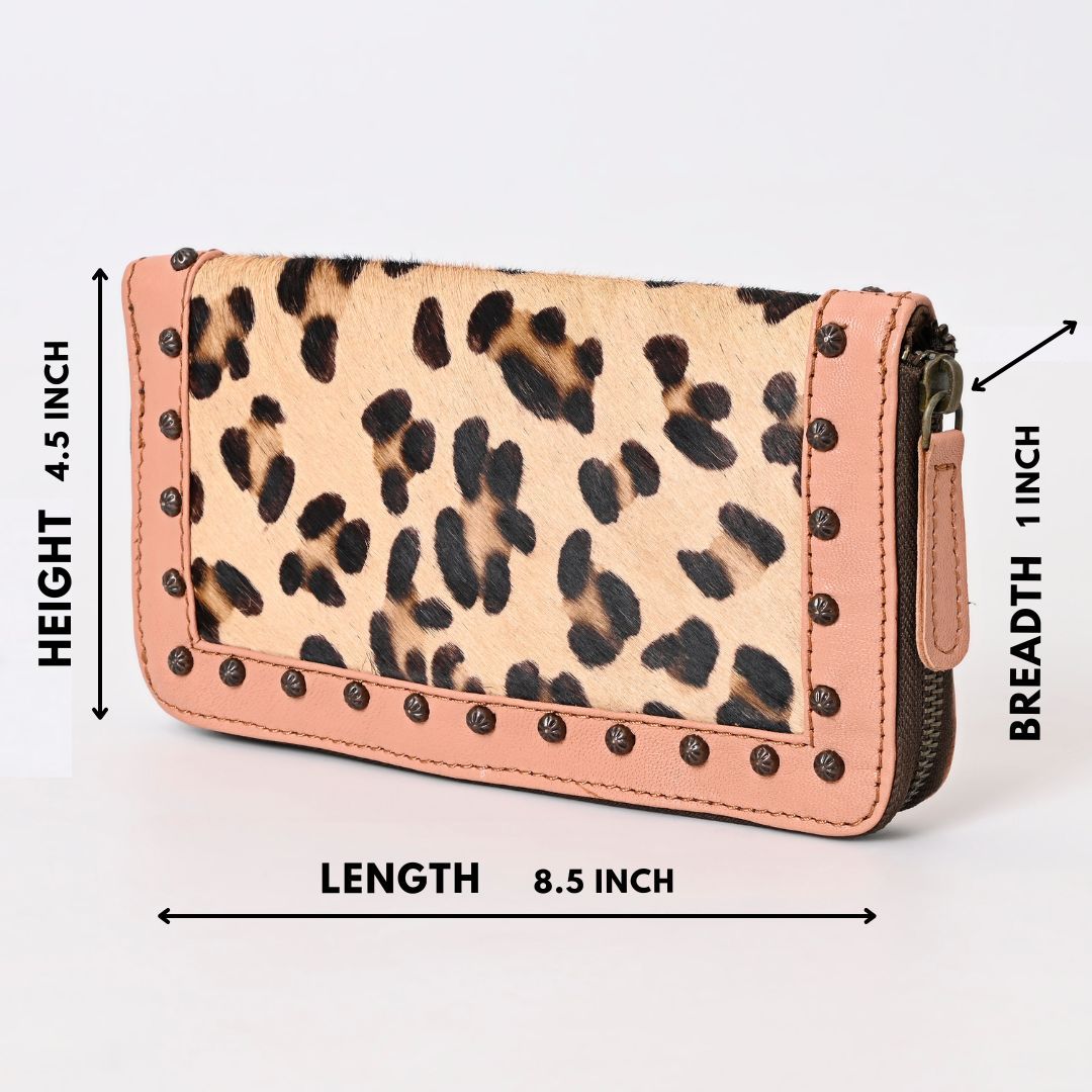 Hangon Pink Cowhide Wallet