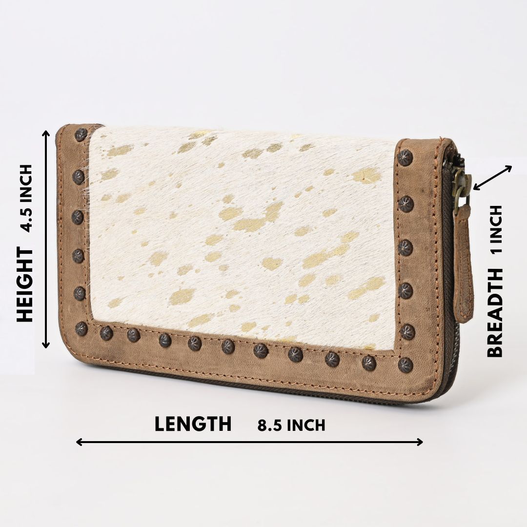 Hangon White Cowhide Wallet