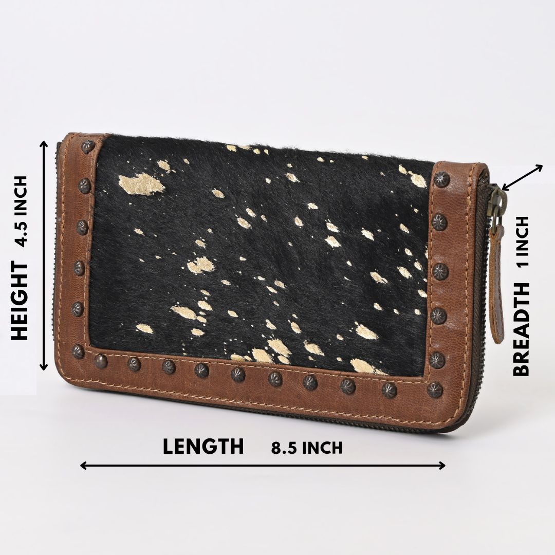 Hangon Black Cowhide Wallet
