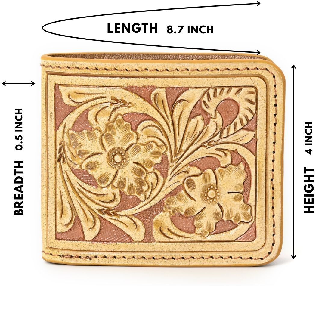 Lily Tooled Hipster Wallet