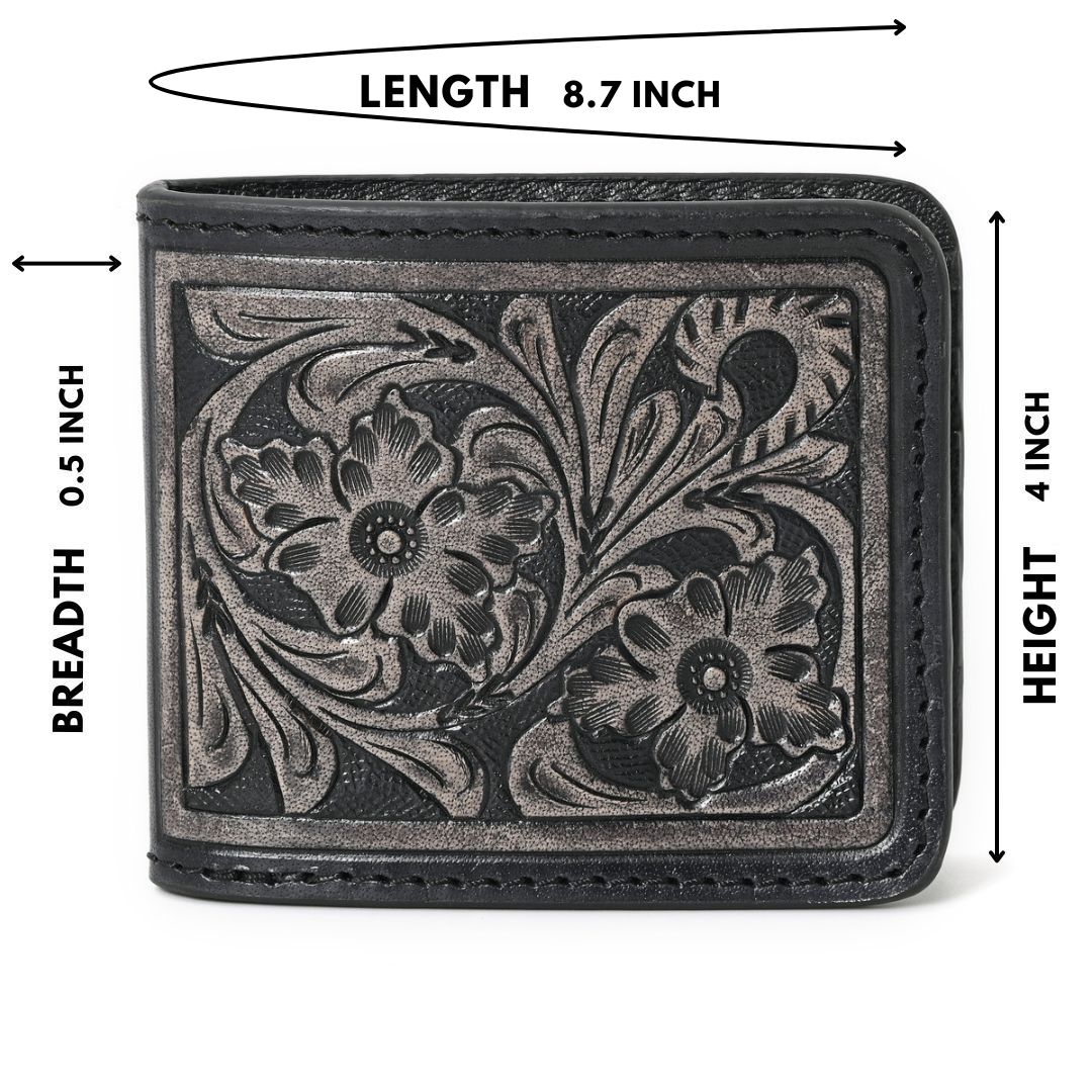 Lily Tooled Hipster Wallet