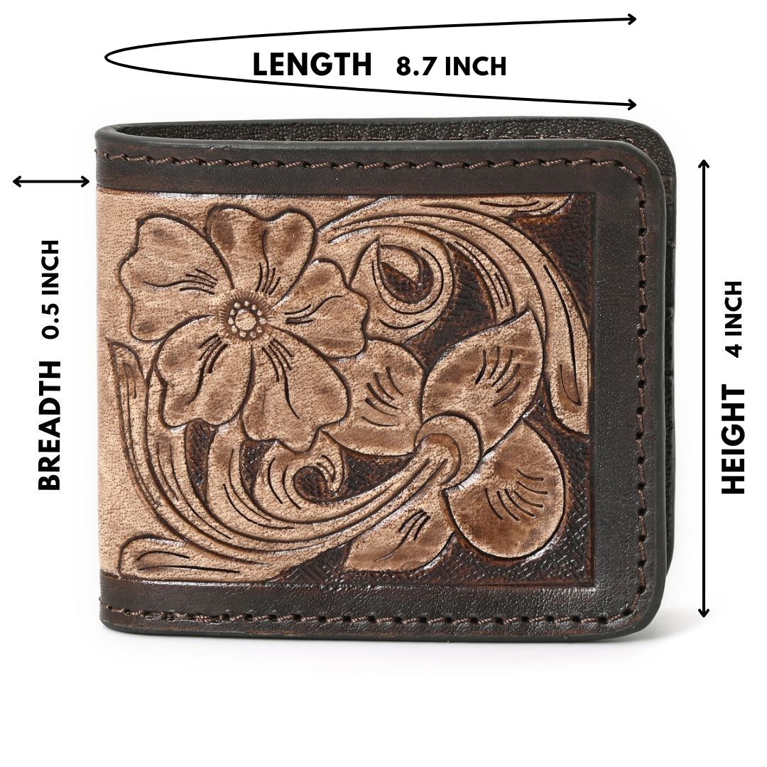 Grandey Tooled Hipster Wallet