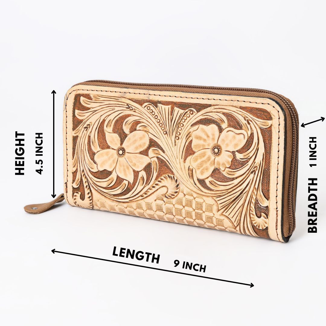 Chic Carries Tooled Wallet