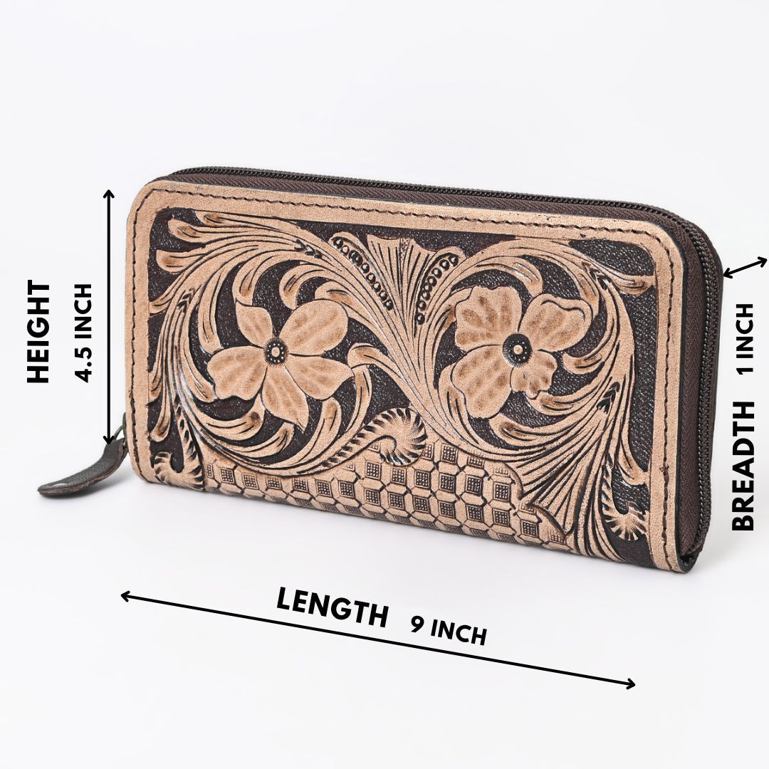 Chic Carries Tooled Wallet