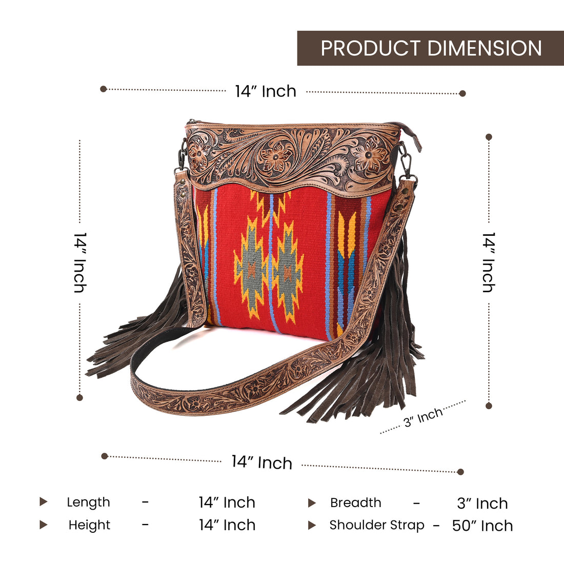 Zica Cherry  Durrie Shoulder Bag