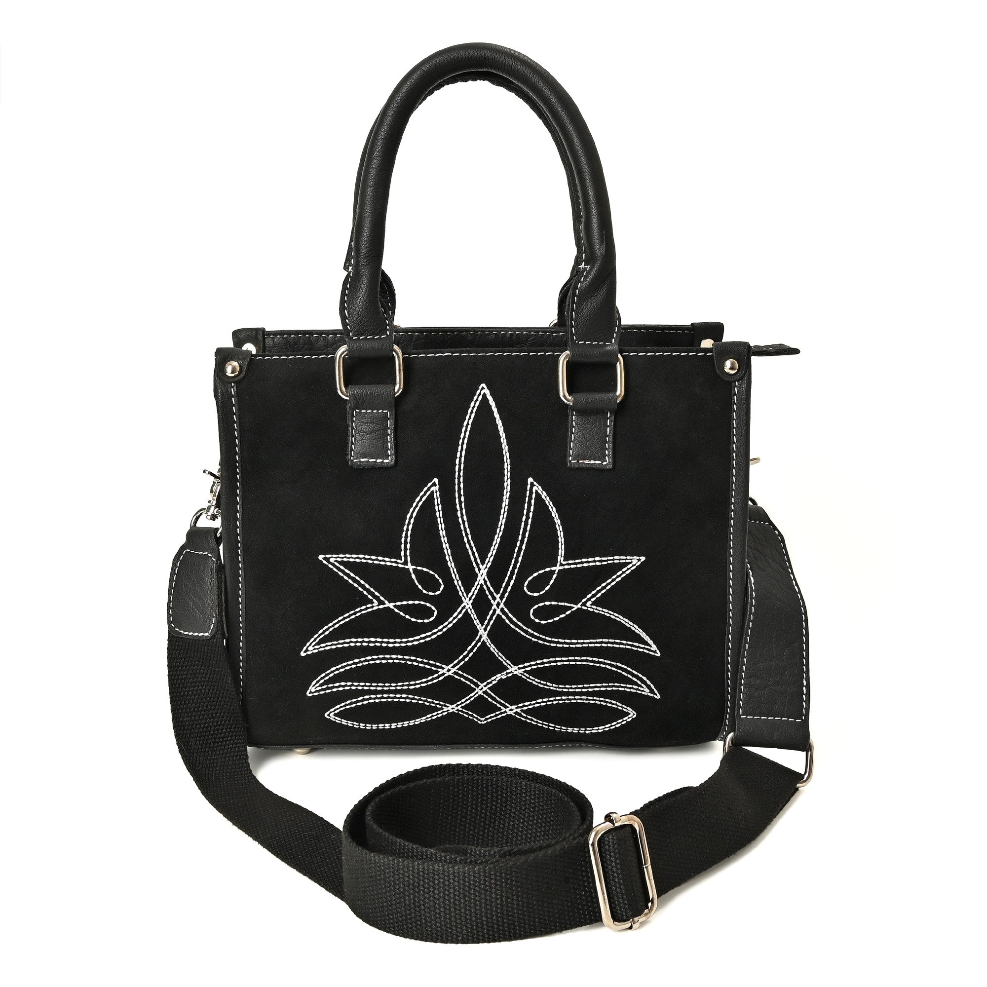 Canyon Bloom Handbag – Western Floral Leather Handbag