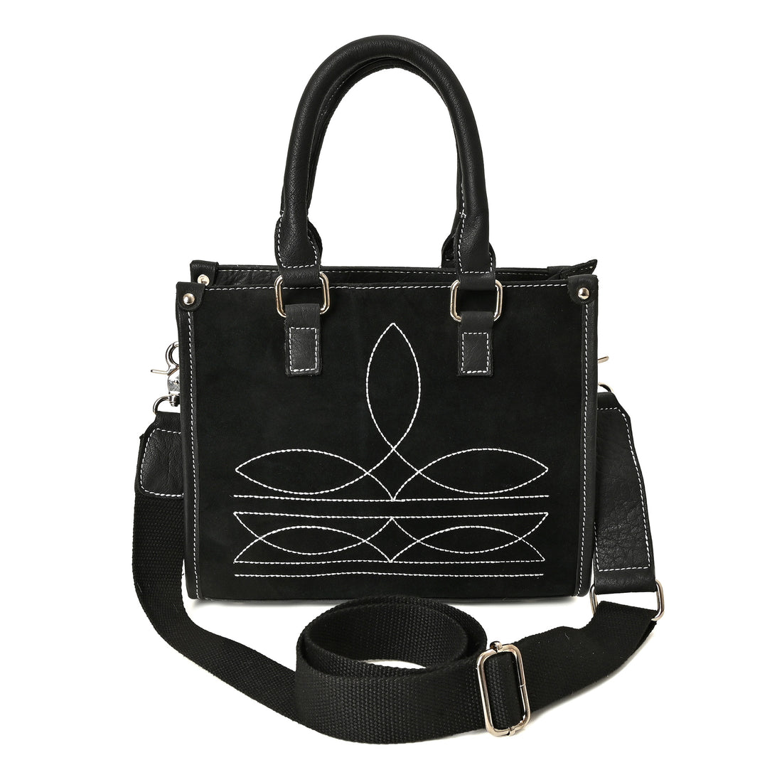 Cowgirl Bloom Tote – Western Floral Leather Tote