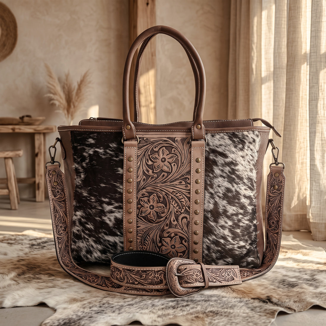 Conmarx Tooled H/on Tote Bag