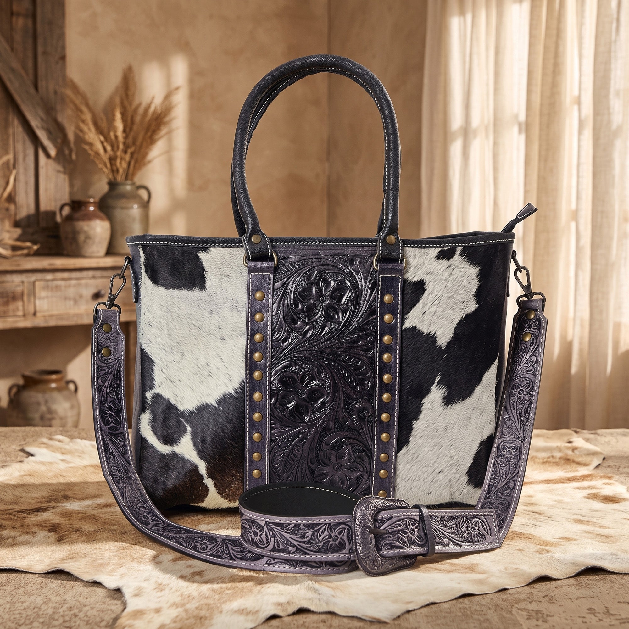 Conmarx Tooled H/on Tote Bag