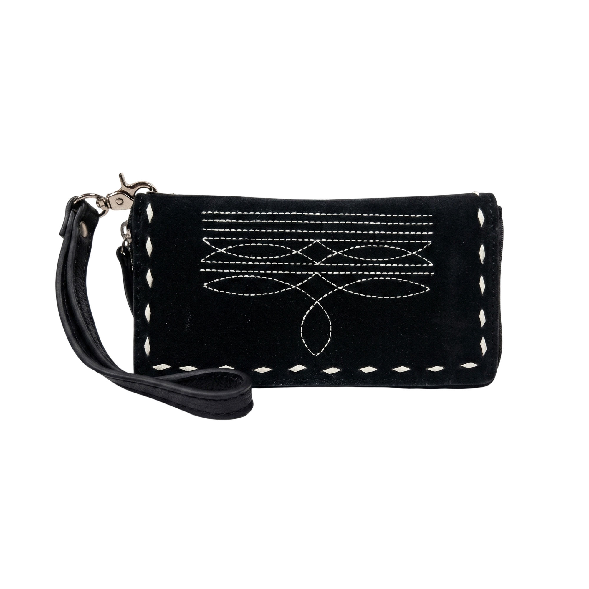 Cowgirl Boot Stitch Wristlet Wallet