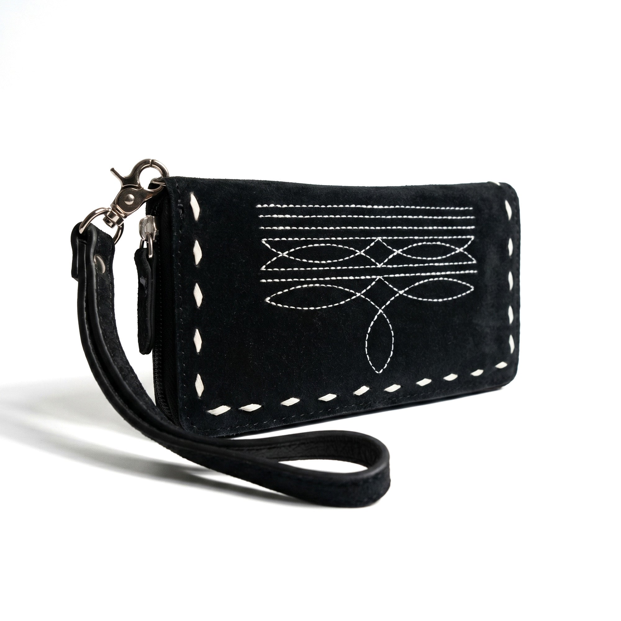 Cowgirl Boot Stitch Wristlet Wallet