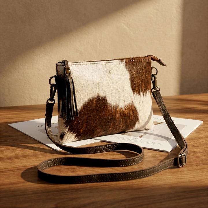 Ruby Cowhide Mini Crossbody Bag – Handcrafted Leather