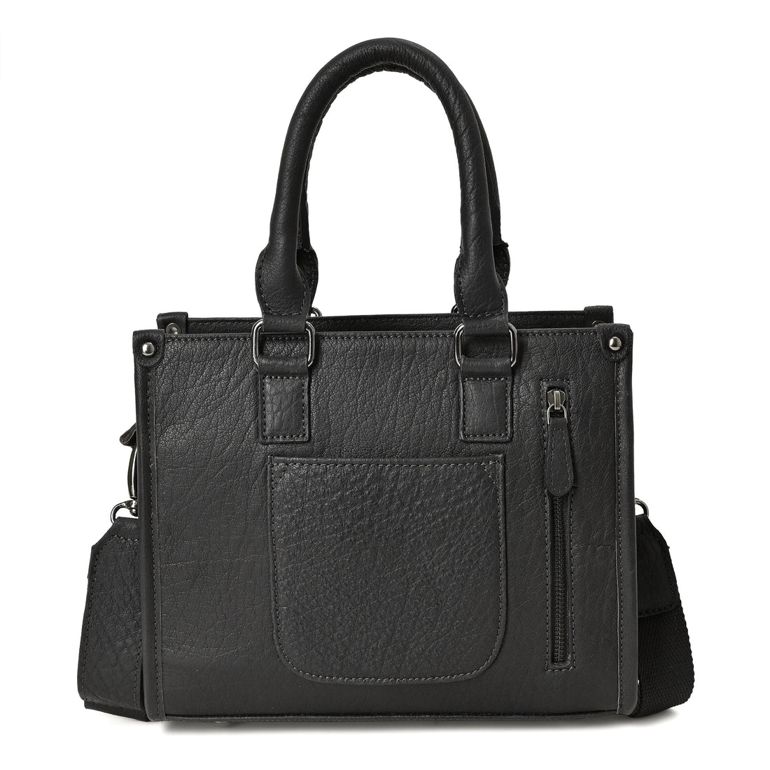 Ridgefield Checker Tote – Handcrafted Western Leather Tote