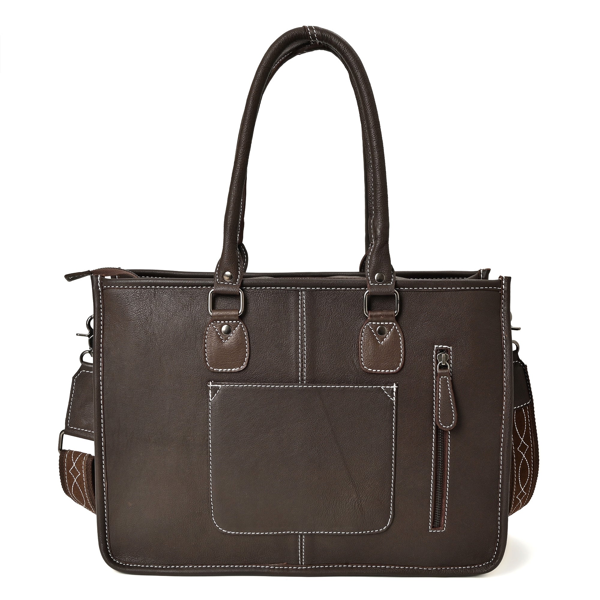 Wildflower Ranch Cowhide Tote – Western Cowhide Leather Tote