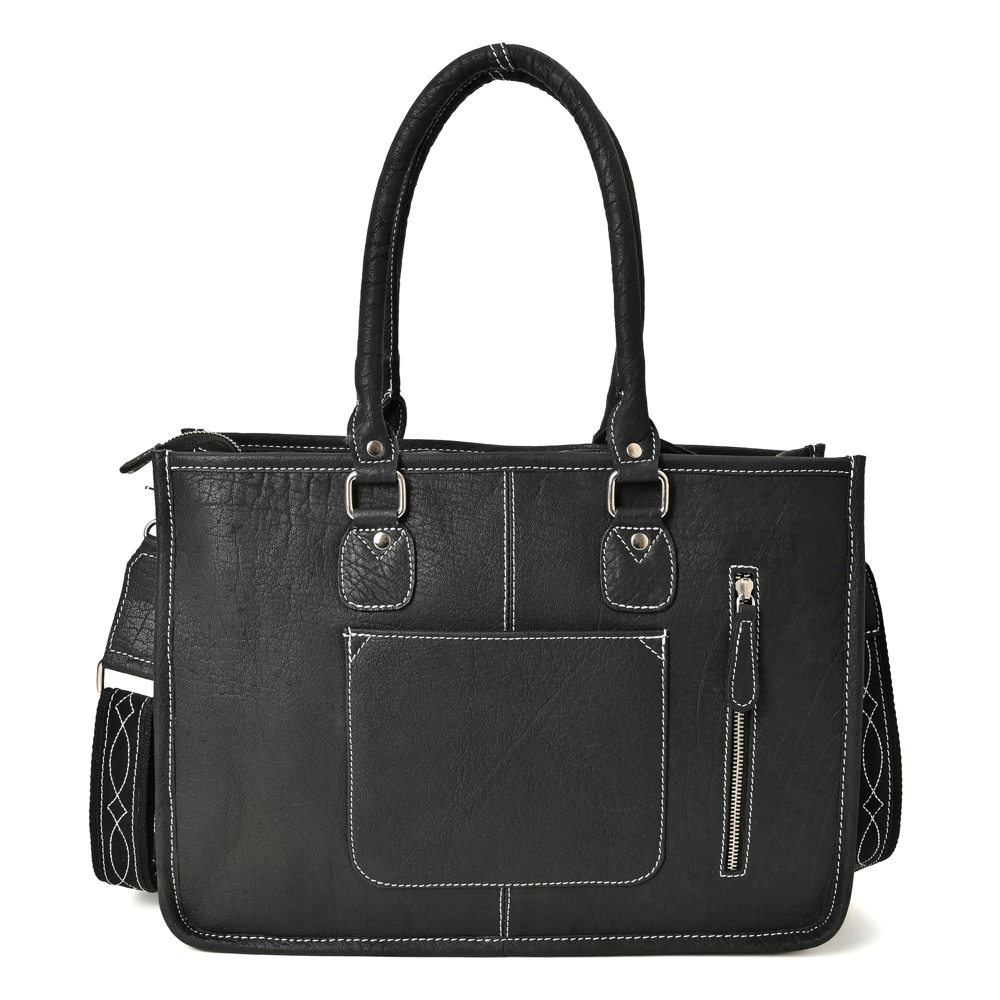 Wildflower Ranch Cowhide Tote – Western Cowhide Leather Tote