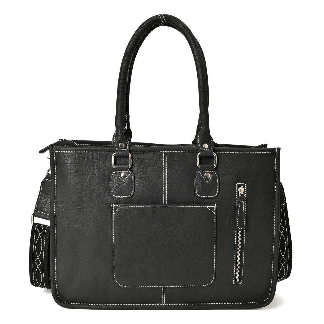 Wildflower Ranch Cowhide Tote – Western Cowhide Leather Tote