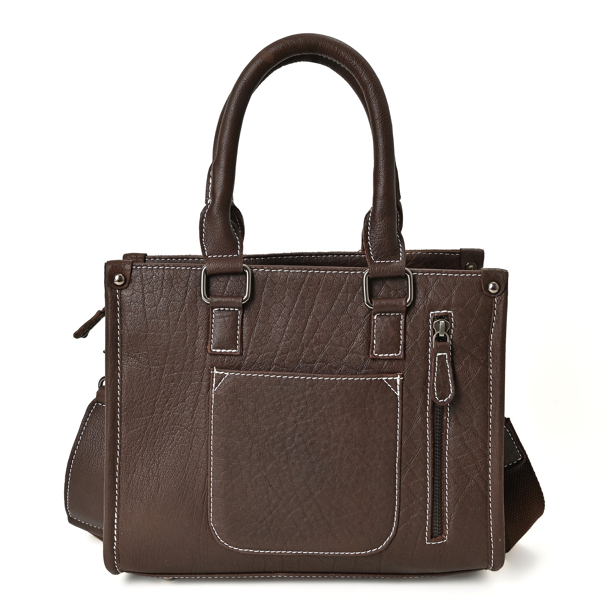 Cowgirl Bloom Tote – Western Floral Leather Tote