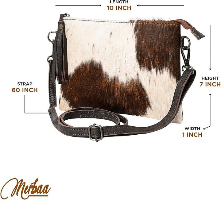 Ruby Cowhide Mini Crossbody Bag – Handcrafted Leather
