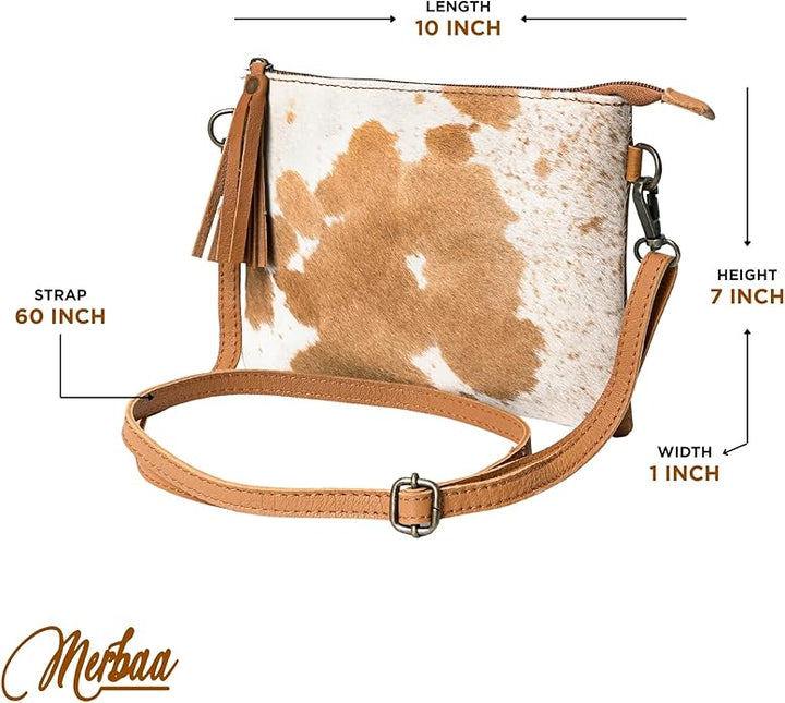 Ruby Cowhide Mini Crossbody Bag – Handcrafted Leather
