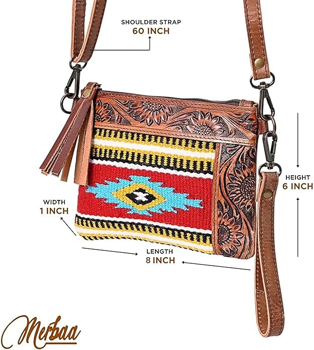 L Tooled Clara Side Bag