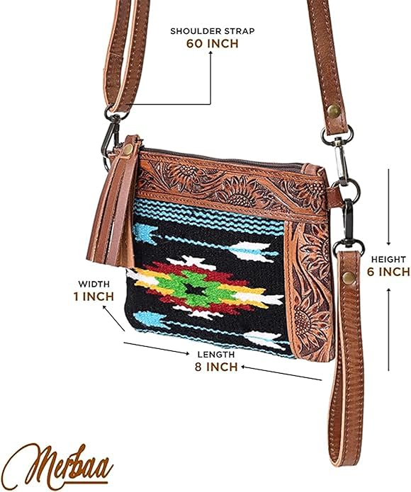 L Tooled Clara Side Bag