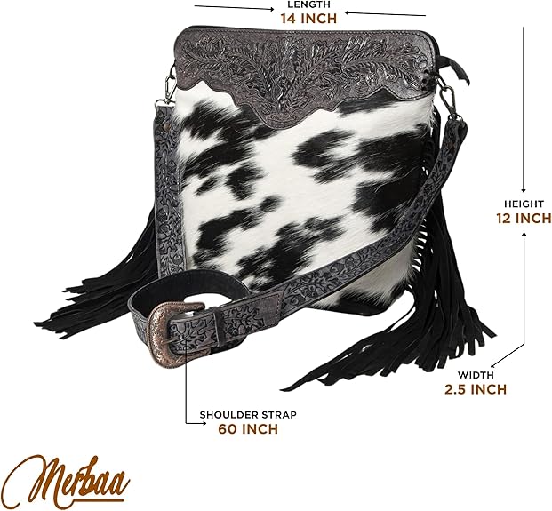 Amanda Tooled Crossbody Bag