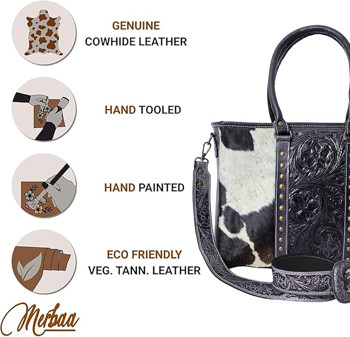 Conmarx Tooled H/on Tote Bag