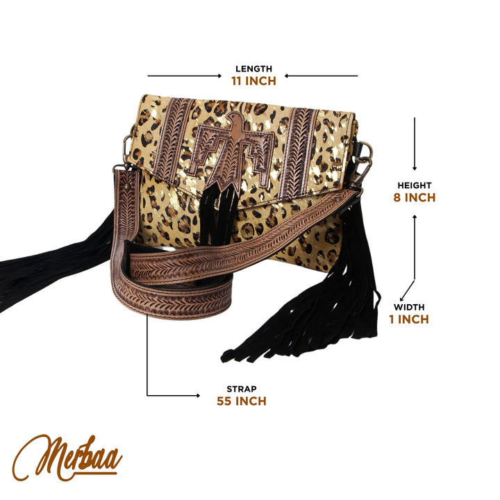 Flying Eagle Leopard Bag