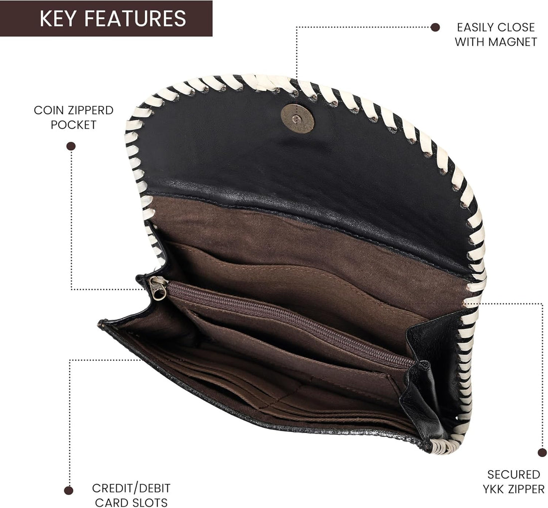 Circe Hand Tooled wallet